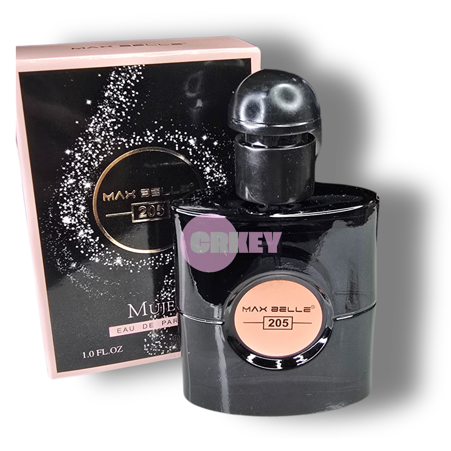 Fragancia 205 Dupe BLACK OPIUM, formato para cartera