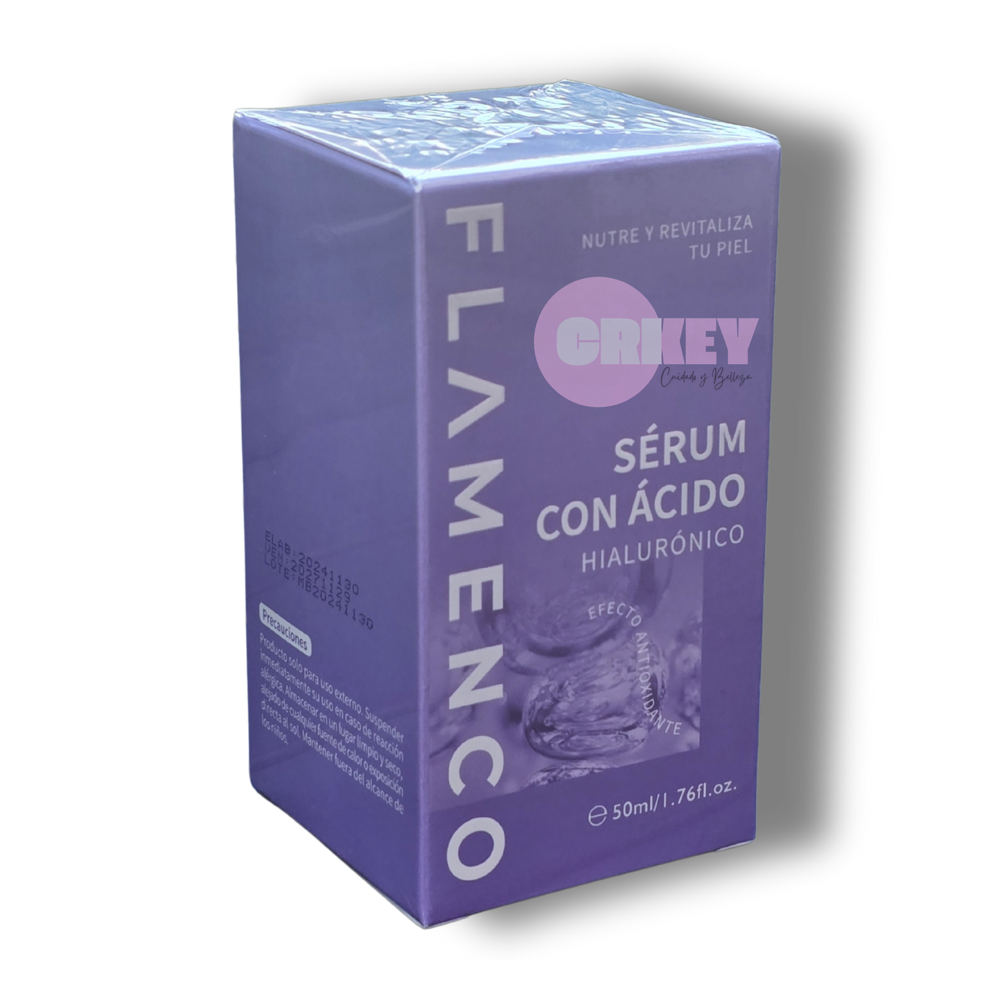 Sérum con ácido hialurónico, efecto antioxidante, hidratante y reafirmante