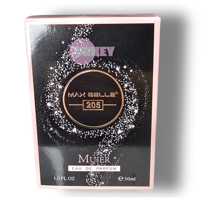 Fragancia 205 Dupe BLACK OPIUM, formato para cartera