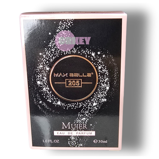 Fragancia 205 Dupe BLACK OPIUM, formato para cartera
