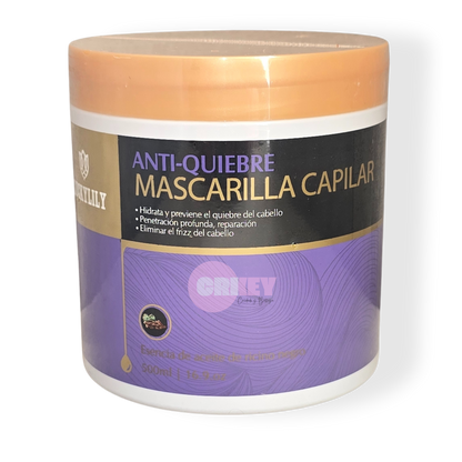 Mascarilla capilar Antiquiebre, 500 ml.