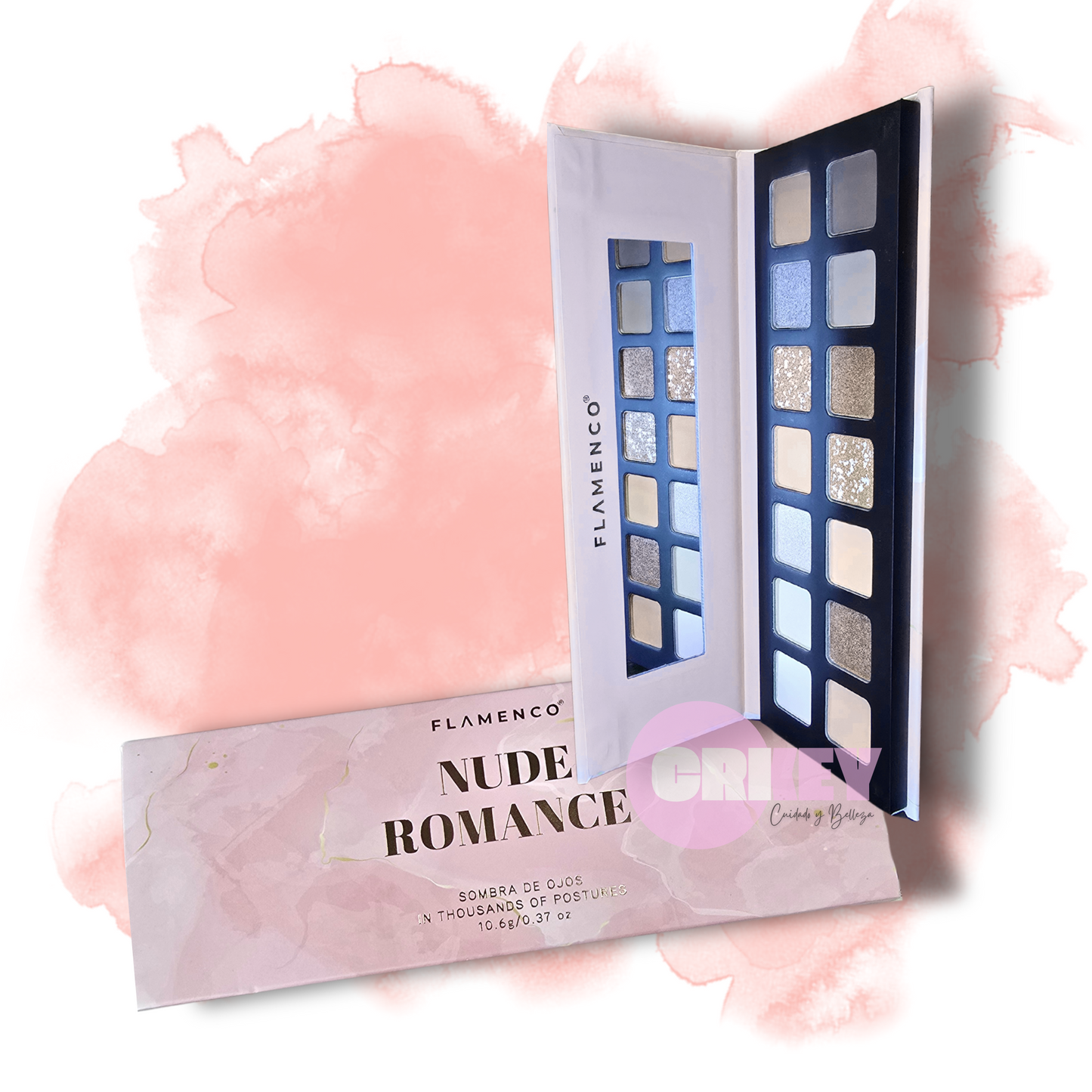 Sombra de ojos, Nude Romance 14 colores