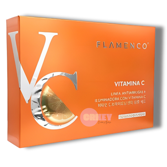 Kit Skincare Vitamina C antiarrugas e iluminador, Flamenco