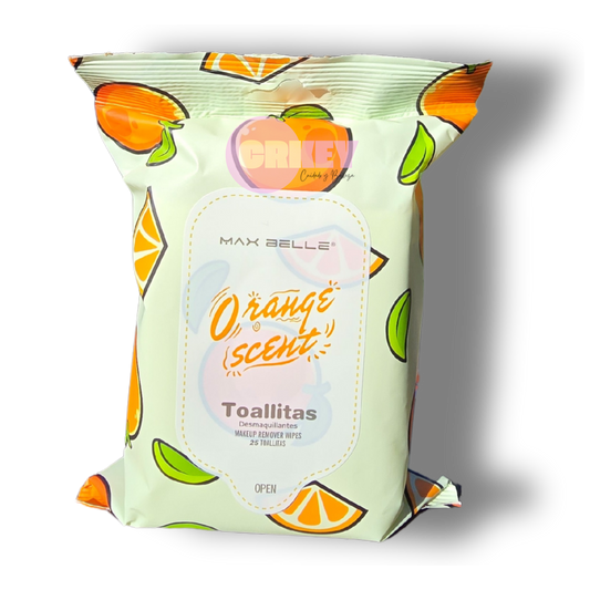 Toallitas desmaquillantes, Esencia de Naranja